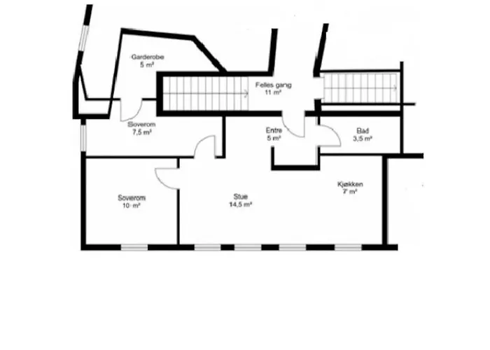 2 Bedroom Located Downtown Trondheim